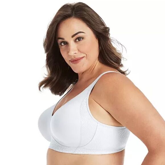 Playtex® Bra: 18 Hour Seamless Smoothing Full-Figure Bra 4049 - Women's 36C NWOT - Picture 3 of 10